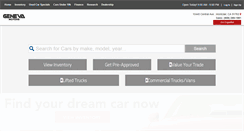 Desktop Screenshot of genevamotors.com